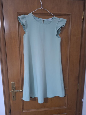 Women's dress in pistachio color one size