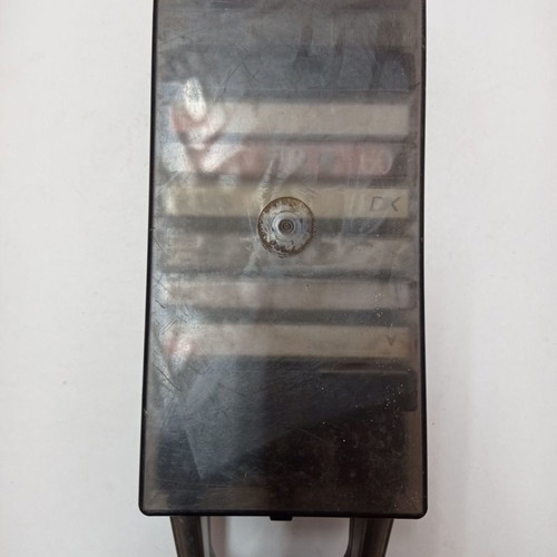 Hard cassette case used with 9 cassettes and one empty slot