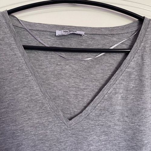 Zara T-shirt like new, gray, size L