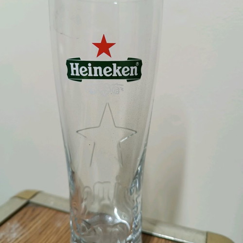 Heineken beer glasses new, pack of 6, 0.3l