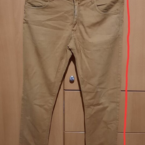 Zara Man Cotton Pants Size 42 Like New Mustard