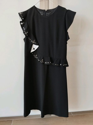 Pinko dress used, black with white details, size S
