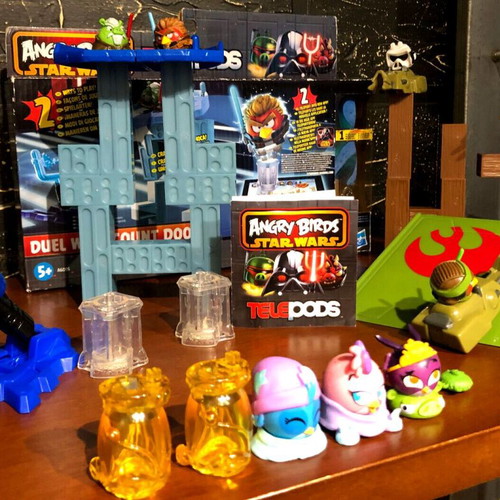 Angry Birds Star Wars Telepods collection like new with extra figures
