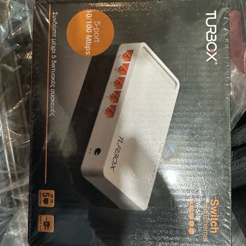 Turbo-X SW-510F 5-port switch new