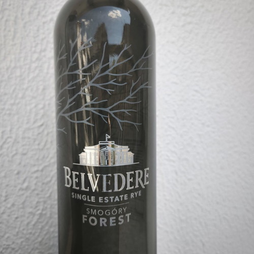 Premium empty vodka bottles set Belvedere 10 Beluga Gold Line Smogóry Forest Kauffman