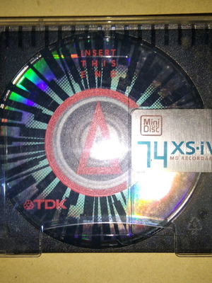 MiniDisc TDK XS-iV 74min μεταχειρισμένο