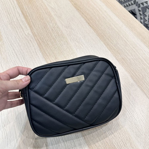 Mini crossbody bag black like new with adjustable strap