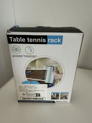 Φορητό πτυσσόμενο δίχτυ ping pong για τραπέζι, σαν καινούργιο