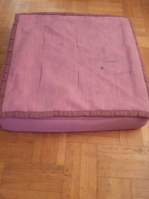 Lounge pouf cushion used 93×93×25 cm