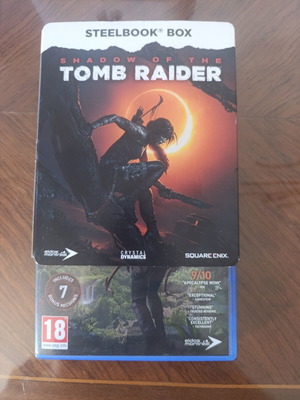 Shadow of the Tomb Raider PS4 Steelbook Box like new, without game