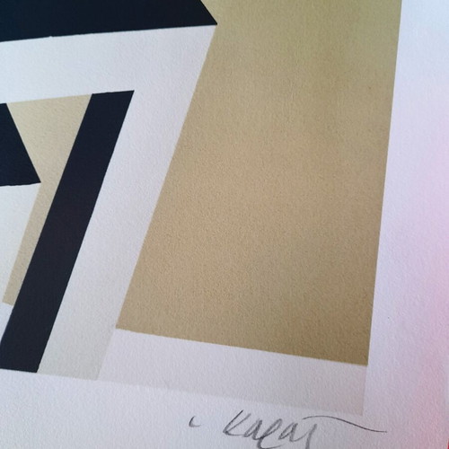 Christos Karas Silk Screen Print "Still Life" mint condition