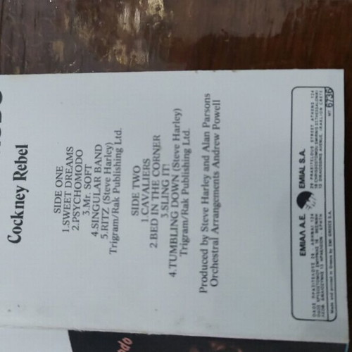 Cockney Rebel Psychomodo cassette like new, rock