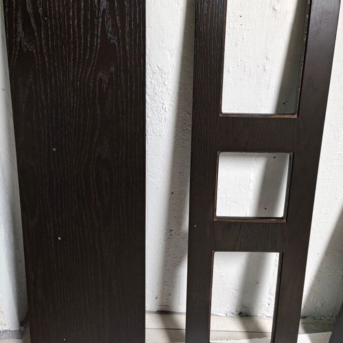 Coffee table oak wood new, brown color