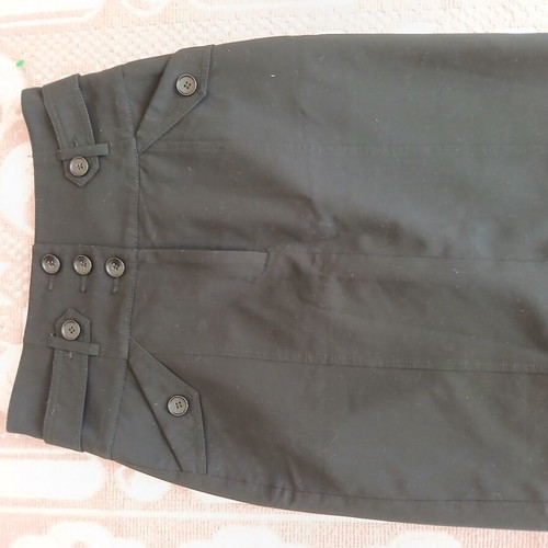 Skirt black high-waisted like new, size S