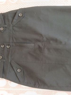 Skirt black high-waisted like new, size S