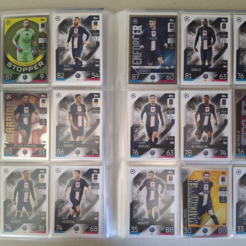 Topps Match Attax Champions League 2022-23 Album like new with extra cards