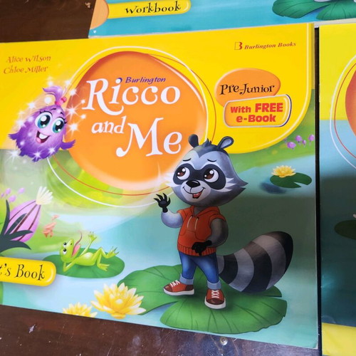 Ricco and Me Student's Book, Workbook & Picture Dictionary like new