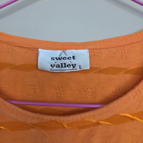 Sweet Valley women's blouse like new, orange, size L
