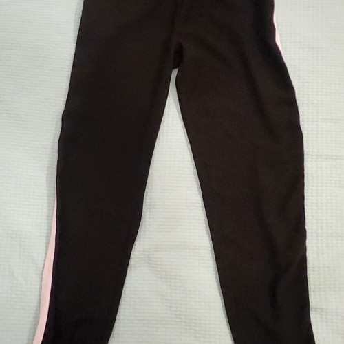 Best Mountain black tracksuit pants with white stripe, size S, like new