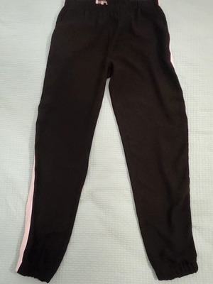 Best Mountain black tracksuit pants with white stripe, size S, like new