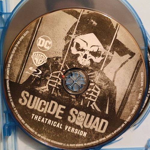Suicide Squad Special Edition Blu-ray used with Greek subtitles