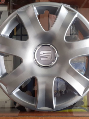 Τάσια τροχών 15'' Seat ασημί, σετ 4 τεμαχίων, καινούργια