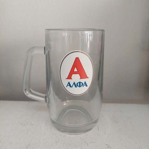 Alfa beer mug glass 500ml