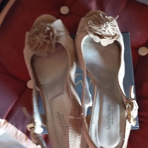 Nero Giardini summer sandals size 37 like new, beige leather