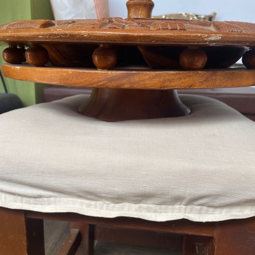 Wooden decorative vintage buffet solid handmade used