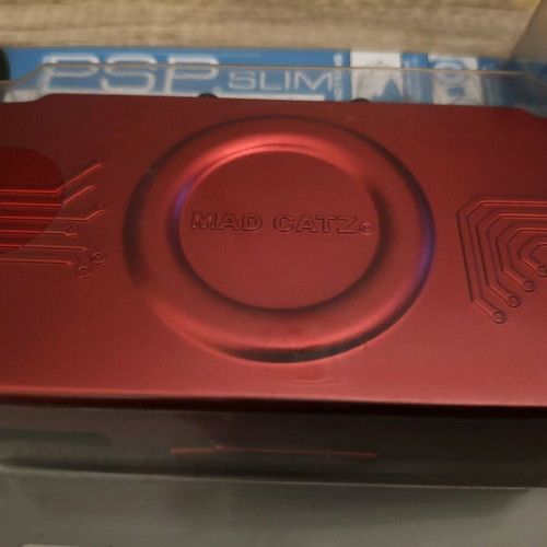 Stealth Case Aluminum Case for Psp Slim new, red
