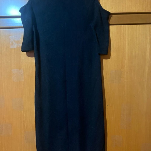 Black Calliope dress L with cut-out shoulders like new