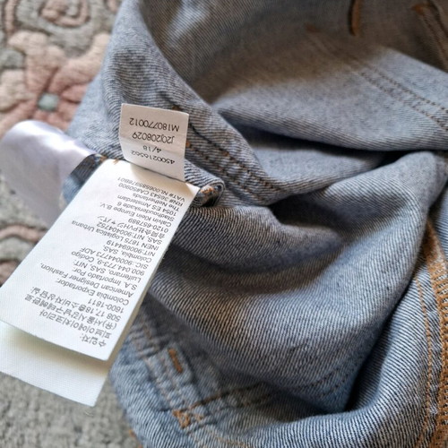 Calvin Klein denim short overalls like new, size medium, blue