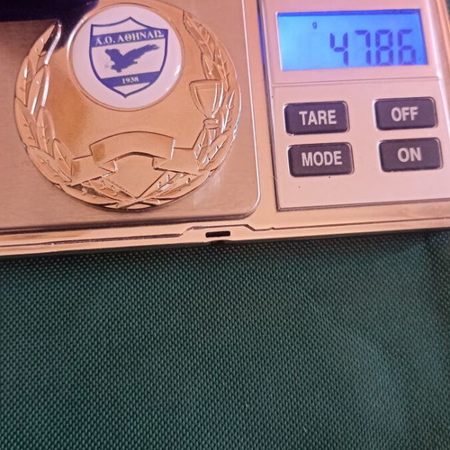 Commemorative Medal 80 Years A.O. Athinais (1938-2018) Excellent Condition