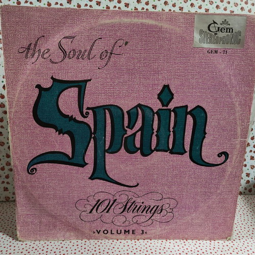 101 Strings The Soul Of Spain vinyl record used, very good condition