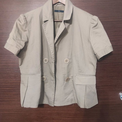 Sasch short jacket used, olive color, size large