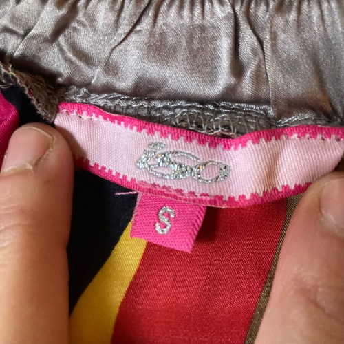 Iso midi silk skirt multicolor like new, S/M