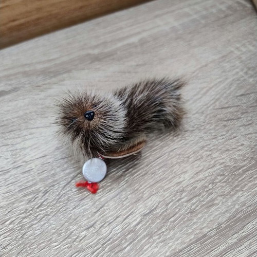 Collectible seal decoration made of genuine leather like new