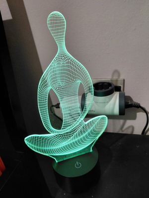 3D Night Light καινούργιο με USB LED