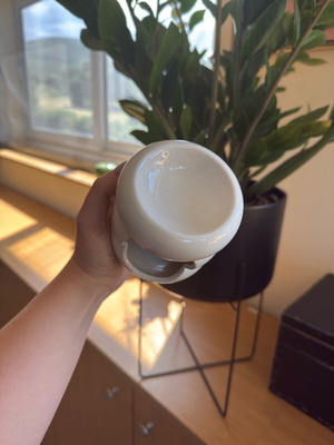 Ceramic Aromatherapy Diffuser in White-Cream Shade