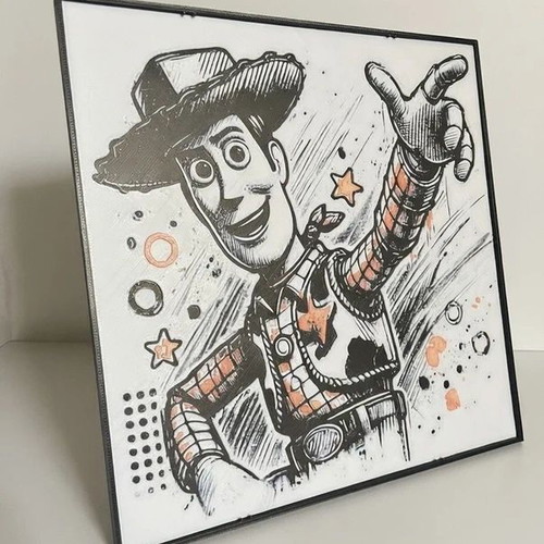 Woody Toy Story frame new 20×20 cm