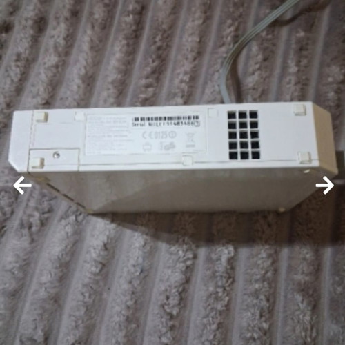 Nintendo Wii RVL-001 console with controllers and power supply