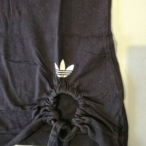 Adidas women's sports shirt like new, black, size XS