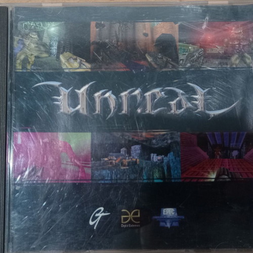 Unreal PC game 1cd used, collectible, compatible with Windows 95/98