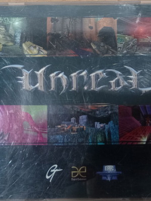 Unreal PC game 1cd used, collectible, compatible with Windows 95/98