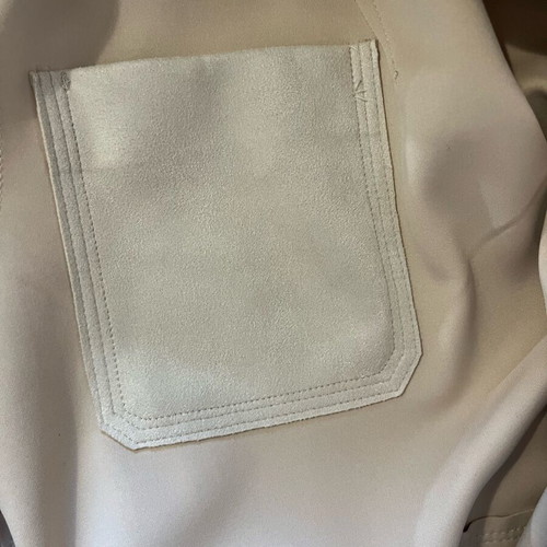 Sleeveless beige Zara coat size S like new