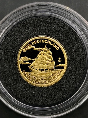 1000 Francs Guineens 1/100 oz Gold 2024 Proof new
