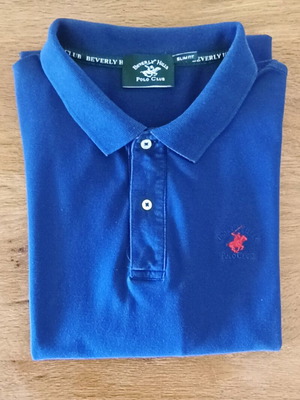 Beverly Hills Polo Club blue long sleeve shirt L like new
