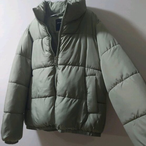Pink Woman oversized jacket new, green, size L