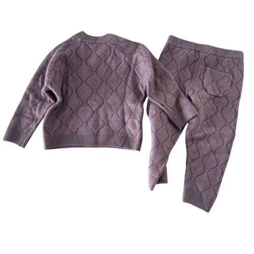Zara Kids knitted set for girls 3-4 years new, pink and lilac