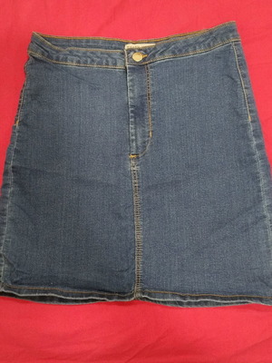 Tally Weijl Denim Skirt Women Size 38 like new, blue